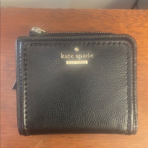 Kate Spade Black Textured Wallet
